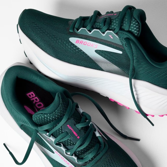 Brooks Anthem 8 Women's Size 7 Running Shoes Atlantic Deep/Skyway/Pink 120461 - Picture 5 of 7